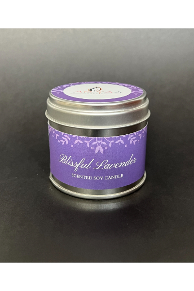 Soy Wax Tin Candle - Blissful Lavender
